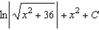 <strong>Find the indefinite integral by making the substitution . </strong> A) B) C) D) E)