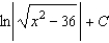 <strong>Find the indefinite integral by making the substitution . </strong> A) B) C) D) E)