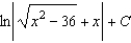 <strong>Find the indefinite integral by making the substitution . </strong> A) B) C) D) E)