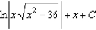 <strong>Find the indefinite integral by making the substitution . </strong> A) B) C) D) E)