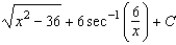 <strong>Find the indefinite integral by making the substitution . </strong> A) B) C) D) E)