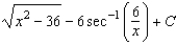 <strong>Find the indefinite integral by making the substitution . </strong> A) B) C) D) E)