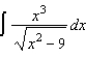 Find the indefinite integral by making the substitution   .  