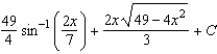 <strong>Find the indefinite integral. </strong> A) B) C) D) E)