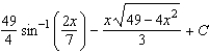 <strong>Find the indefinite integral. </strong> A) B) C) D) E)
