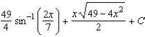 <strong>Find the indefinite integral. </strong> A) B) C) D) E)
