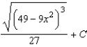 <strong>Find the indefinite integral. </strong> A) B) C) D) E)