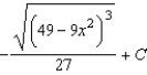 <strong>Find the indefinite integral. </strong> A) B) C) D) E)