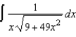 Find the indefinite integral.  