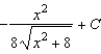 <strong>Find the indefinite integral. </strong> A) B) C) D) E)