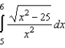 Find the definite integral.  