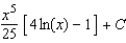 <strong>Find the indefinite integral. </strong> A) B) C) D) E)