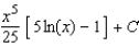 <strong>Find the indefinite integral. </strong> A) B) C) D) E)