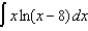 Find the indefinite integral.  