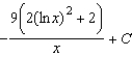 <strong>Find the indefinite integral. </strong> A) B) C) D) E)