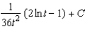 <strong>Find the indefinite integral. </strong> A) B) C) D) E)