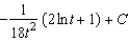 <strong>Find the indefinite integral. </strong> A) B) C) D) E)