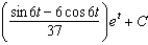 <strong>Find the indefinite integral. </strong> A) B) C) D) E)