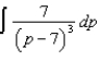 Find the indefinite integral.  
