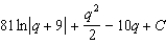 <strong>Find the indefinite integral.  </strong> A)   B)   C)   D)   E)   <div style=padding-top: 35px> 