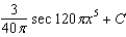 <strong>Find the indefinite integral   .</strong> A)   B)   C)   D)   E)   <div style=padding-top: 35px> 