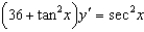 Solve the differential equation   .