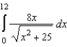 Find the definite integral.  