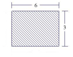 Find the fluid force on the vertical side of the tank, where the dimensions are given in feet. Assume that the tank is full of water. Note: The density of water is 62.4 lbs per cubic foot.  