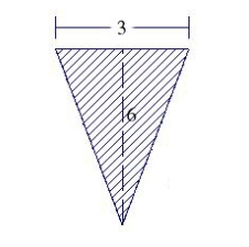 Find the fluid force on the vertical side of the tank, where the dimensions are given in feet. Assume that the tank is full of water. Note: The density of water is 62.4 lbs per cubic foot.  