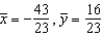<strong>Find the center of mass of the given system of point masses. </strong> A) B) C) D) E)