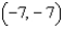 Find the center of mass of the given system of point masses.                        