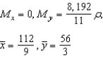 <strong>Find M<sub>x</sub>, M<sub>y</sub>, and for the lamina of uniform density bounded by the graphs of the equations .</strong> A) B) C) D) E)