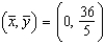 <strong>Find for the lamina of uniform density bounded by the graphs of the equations .</strong> A) B) C) D) E)