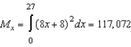 <strong>Set up and evaluate integrals for finding moment about the x-axis for the region bounded by the graphs of the equations. (Assume .) </strong> A) B) C) D) E)