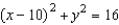 Find the volume of the solid generated by rotating the circle   about the y-axis.