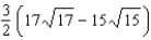 <strong>Find the arc length of the graph of the function   over the interval [14, 16].</strong> A)   B)   C)   D)   E)   <div style=padding-top: 35px> 