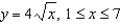 Find the area of the surface generated by revolving the curve about the x-axis.   .