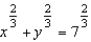 Use the disk or shell method to find the volume of the solid generated by revolving the region in the first quadrant bounded by the graph of the equation about the given line.   (i) the x-axis; (ii) the y-axis