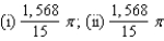 <strong>Use the disk or shell method to find the volume of the solid generated by revolving the region in the first quadrant bounded by the graph of the equation about the given line. (i) the x-axis; (ii) the y-axis</strong> A) B) C) D) E)