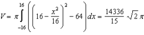 <strong>Set up and evaluate the integral that gives the volume of the solid formed by revolving the region bounded by and about the -axis.</strong> A) B) C) D) E)