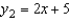 Set up the definite integral that gives the area of the region bounded by the graph of   and   .  