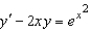 Solve the first order linear differential equation.  