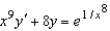 Find the particular solution of the differential equation that satisfies the initial condition .