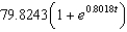 <strong>Suppose an eight-pound object is dropped from a height of 5000 feet, where the air resistance is proportional to the velocity. Write the velocity as a function of time if its velocity after 7 seconds is approximately -75 feet per second. Use a graphing utility or a computer algebra system. Round numerical answers in your answer to four places.</strong> A) B) C) 0.8018 D) E)