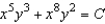 <strong>Use as a integrating factor to find the general solution of the differential equation .</strong> A) B) C) D) E)
