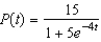 The logistic function   models the growth of a population. Determine when the population reaches   of the maximum carrying capacity. Round your answer to three decimal places.