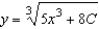 <strong>Find the general solution of the differential equation .</strong> A) B) C) D) E)