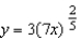 <strong>Find an equation of the graph that passes through the point (7, 3) and has the slope .</strong> A) B) C) D) E)
