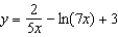 <strong>Find an equation of the graph that passes through the point (7, 3) and has the slope .</strong> A) B) C) D) E)