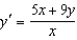 Solve the homogeneous differential equation   .